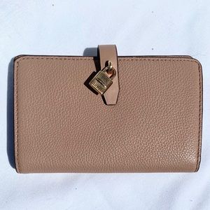 NWOT Tan/Light Pink Michael Kors Wallet Adorable